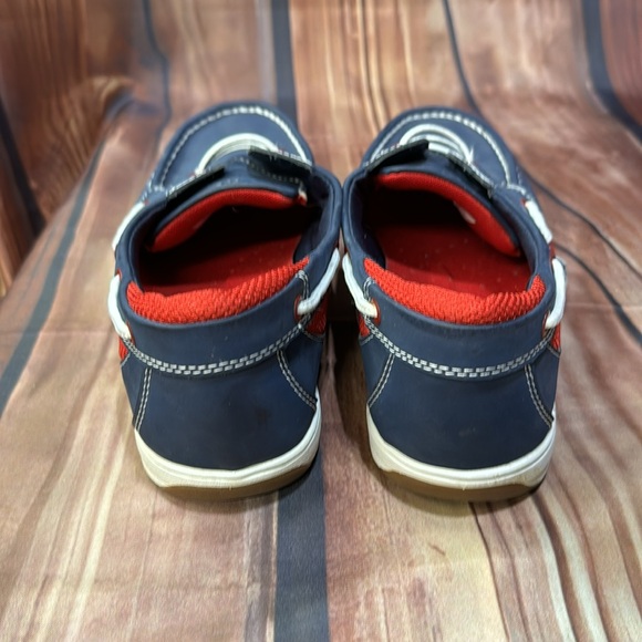 Ryka Boat Shoe Red White Blue Size 9W - Picture 4 of 6